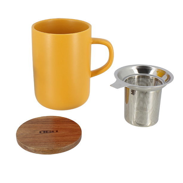Infusing Mug - 475ml - Yellow - Image 2