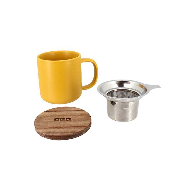 Infusing Mug - 300ml - Yellow - Image 2